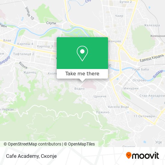 Cafe Academy map