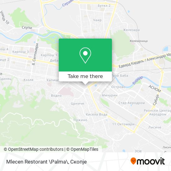 Mlecen Restorant \Palma\ map