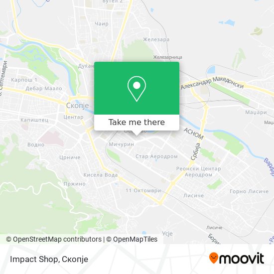 Impact Shop map