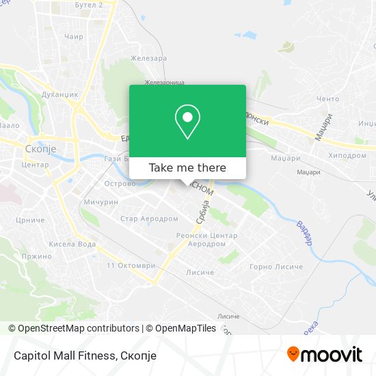 Capitol Mall Fitness map
