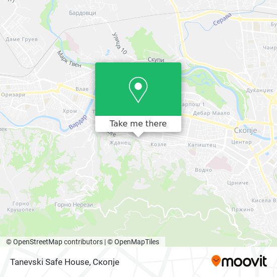 Tanevski Safe House map