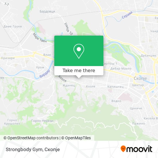 Strongbody Gym map