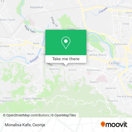 Monalisa Kafe map