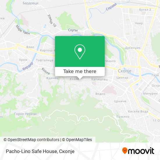 Pacho-Lino Safe House mapa