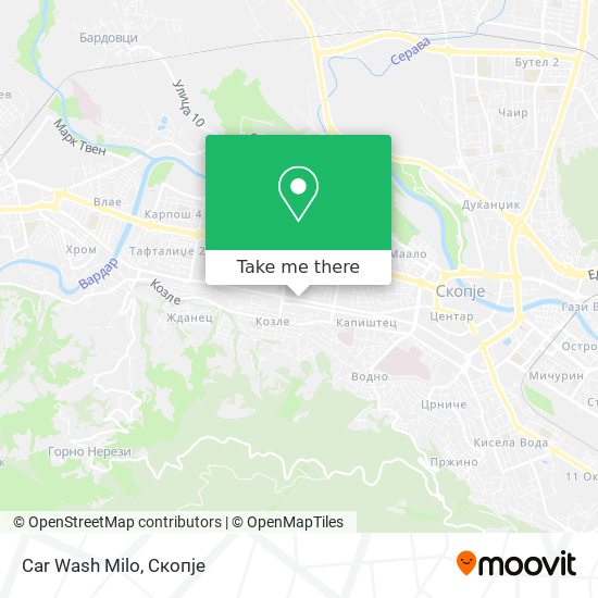 Car Wash Milo map