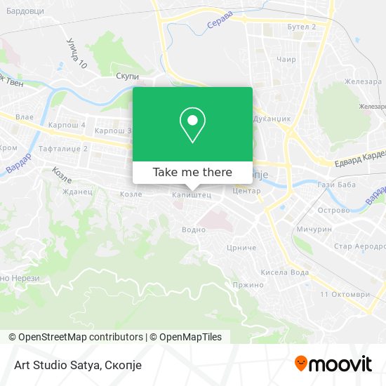 Art Studio Satya map