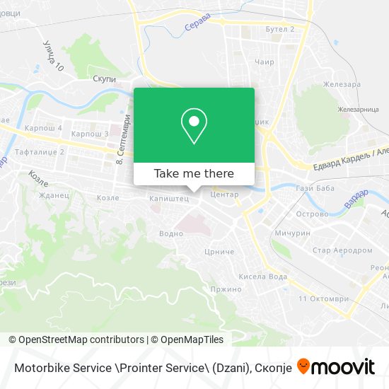 Motorbike Service \Prointer Service\ (Dzani) mapa