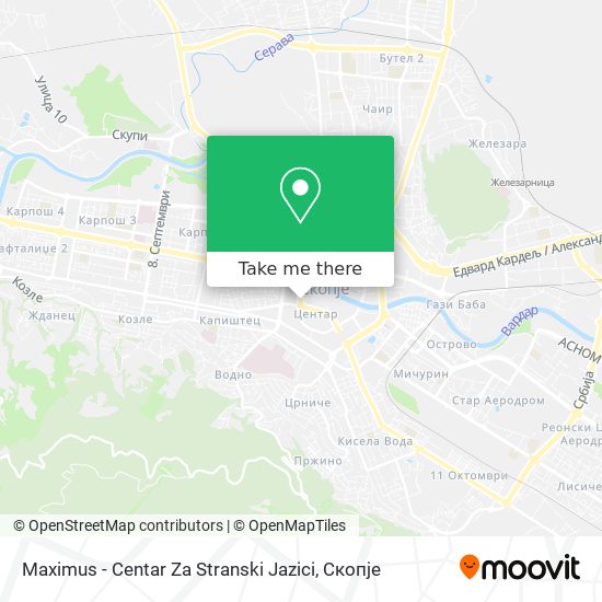 Maximus - Centar Za Stranski Jazici map