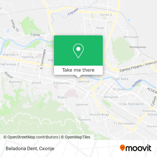Beladona Dent map