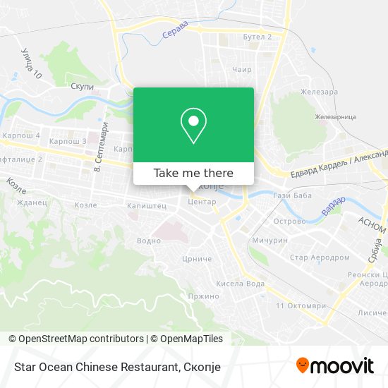 Star Ocean Chinese Restaurant map