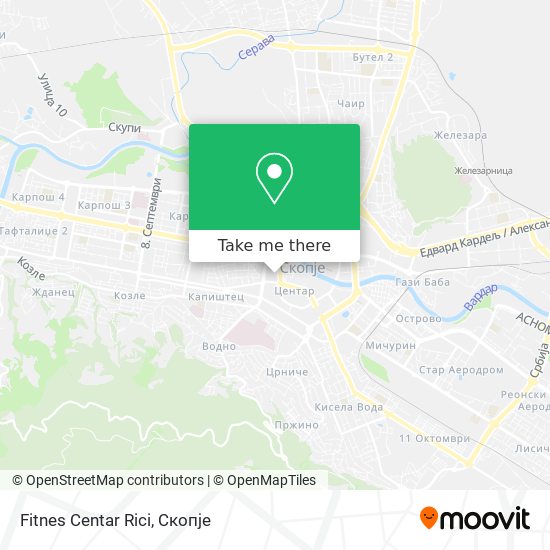 Fitnes Centar Rici map
