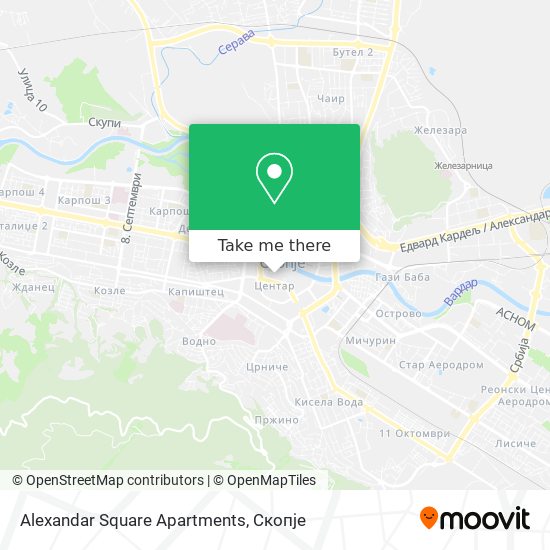 Alexandar Square Apartments mapa