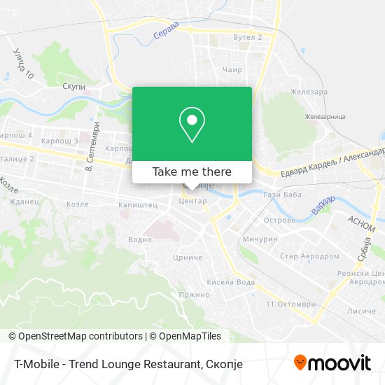 T-Mobile - Trend Lounge Restaurant mapa