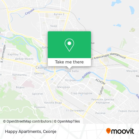 Happy Apartments map