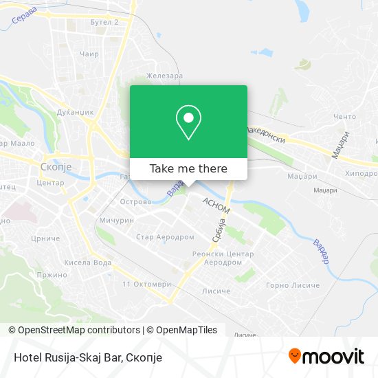 Hotel Rusija-Skaj Bar map