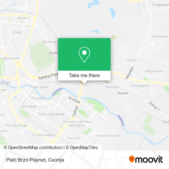 Plati Brzo-Paynet map