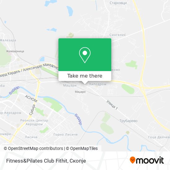Fitness&Pilates Club Fithit mapa