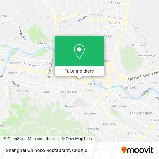 Shanghai Chinese Restaurant map