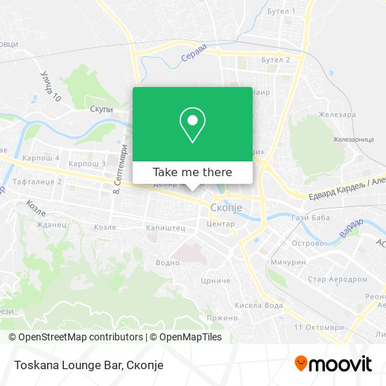 Toskana Lounge Bar map