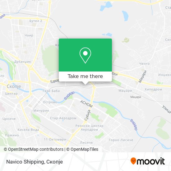 Navico Shipping map