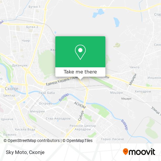 Sky Moto mapa