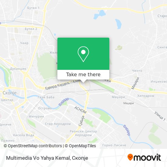 Multimedia Vo Yahya Kemal map