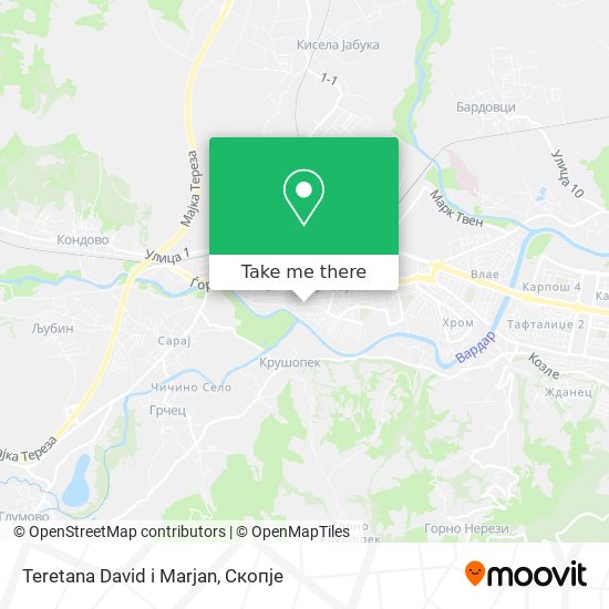 Teretana David i Marjan map