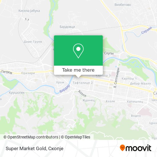 Super Market Gold mapa