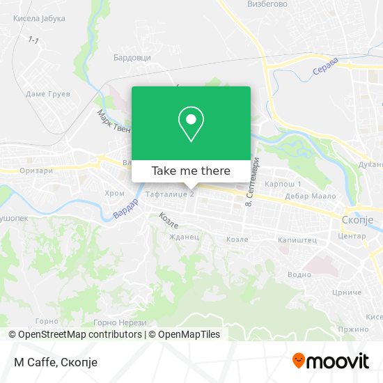 M Caffe map