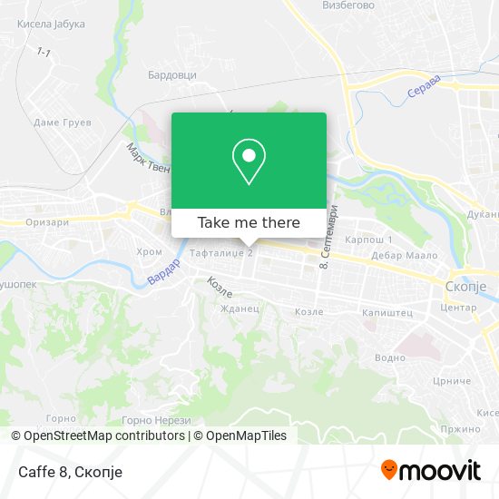 Caffe 8 map