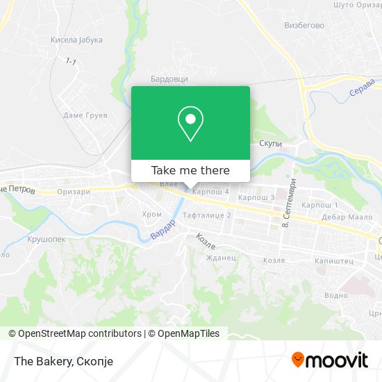The Bakery mapa