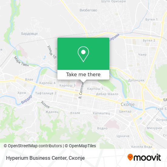 Hyperium Business Center map