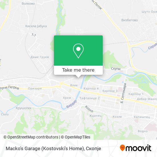 Macko's Garage (Kostovski's Home) map
