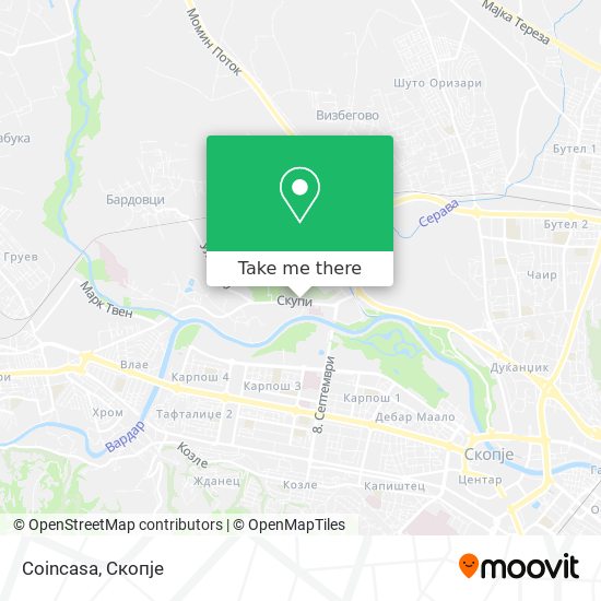 Coincasa map