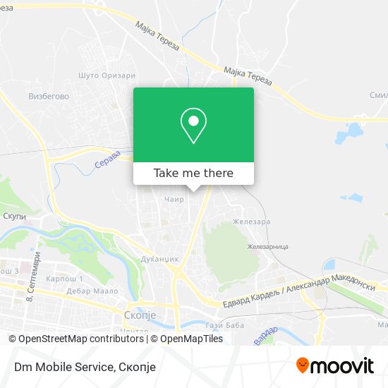 Dm Mobile Service mapa