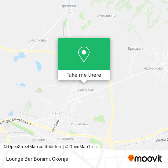 Lounge Bar Bonimi map