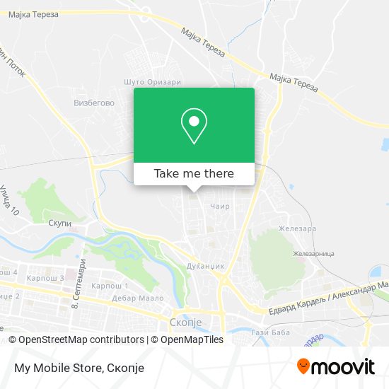 My Mobile Store map