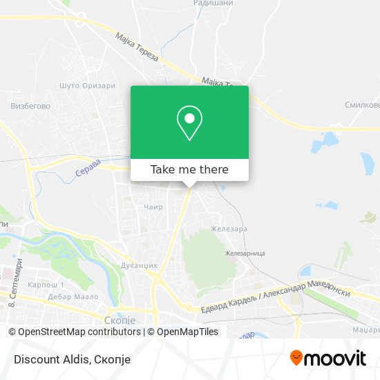 Discount Aldis map