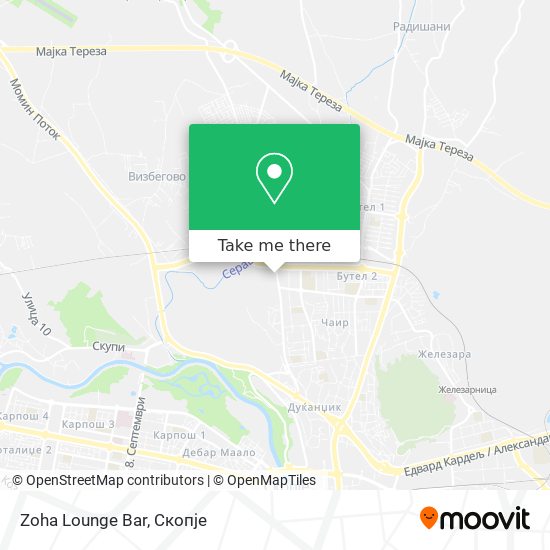 Zoha Lounge Bar map
