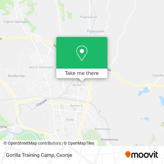 Gorilla Training Camp map