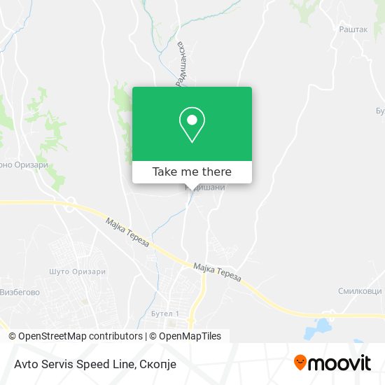 Avto Servis Speed Line map