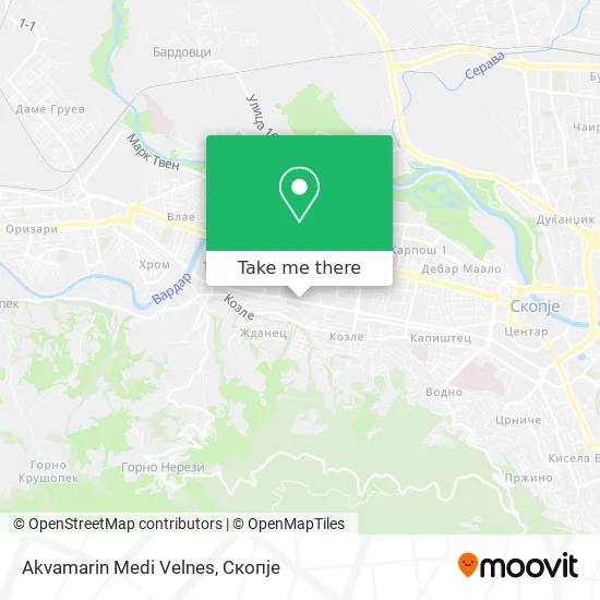 Aquamarine Medi Wellness map