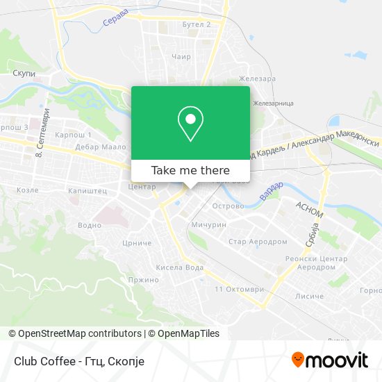 Club Coffee - Гтц map