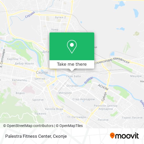 Palestra Fitness Center map