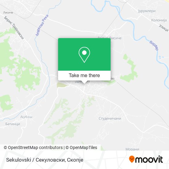 Sekulovski / Секуловски map