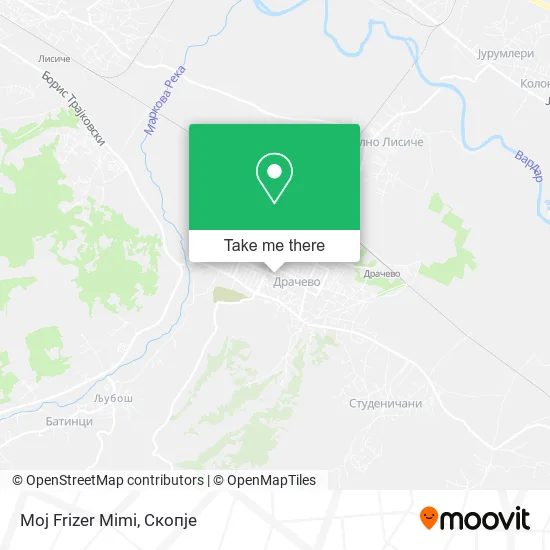 Moj Frizer Mimi map