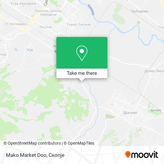 Mako Market Doo map