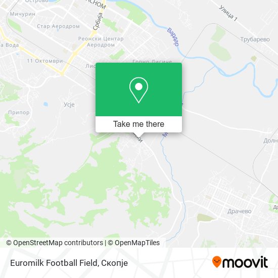 Euromilk Football Field map