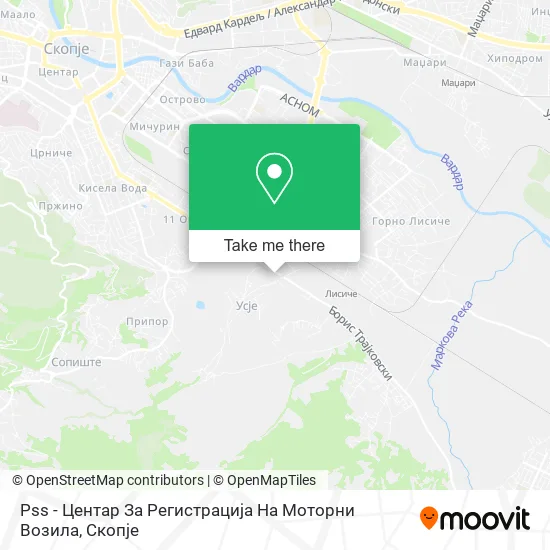 Pss - Центар За Регистрација На Моторни Возила map