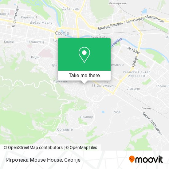Игротека Mouse House mapa